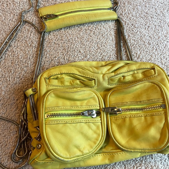 Alexander Wang ‘Brenda’ leather shoulder bag in Citrus 💛☀️✨ - Picture 9 of 11